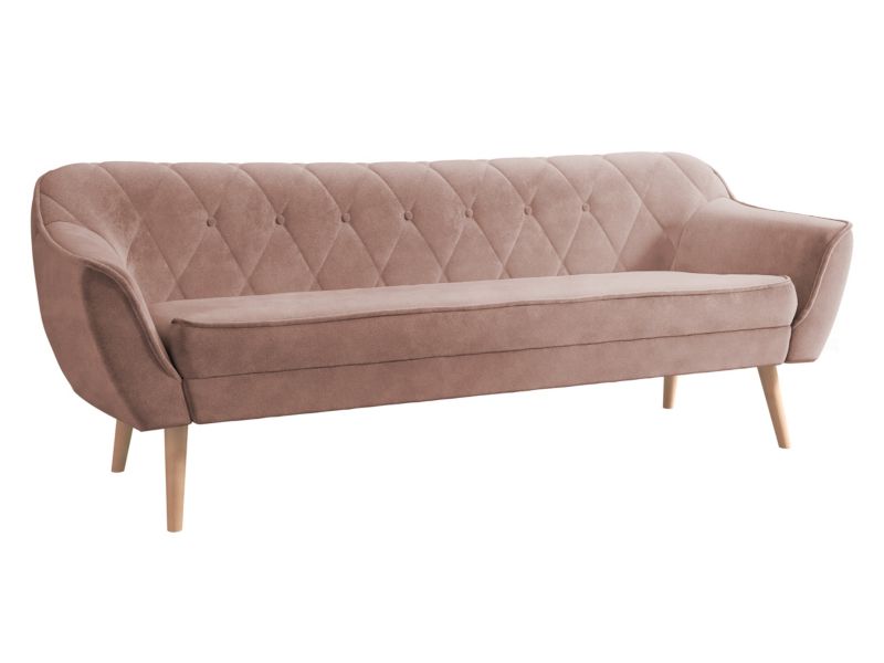 Sofa MIRJAN 24 nowoczesna Skand 3 brudny róż 1 szt.
