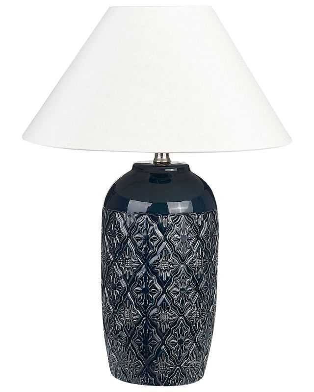 Lampa stołowa Telire Ceramika Ciemnoniebieski 1 szt.