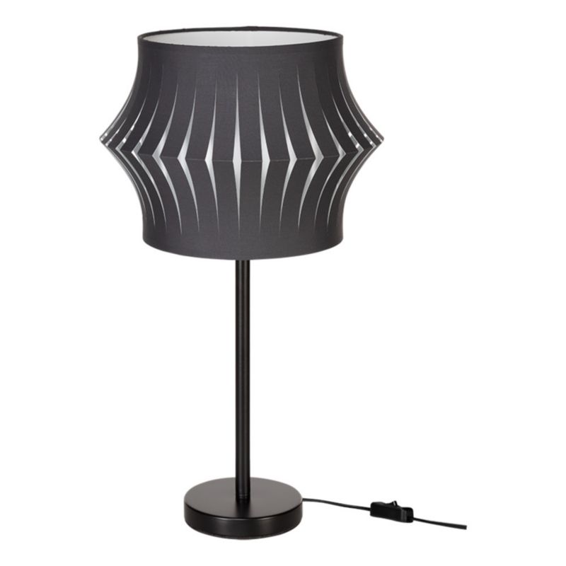 Lampa Stołowa SPOT Light 1xE27 Max.40W Elegancka Czarna Podstawa w Połączeniu z Nowoczesnym Czarnym Abażurem, 1 szt.