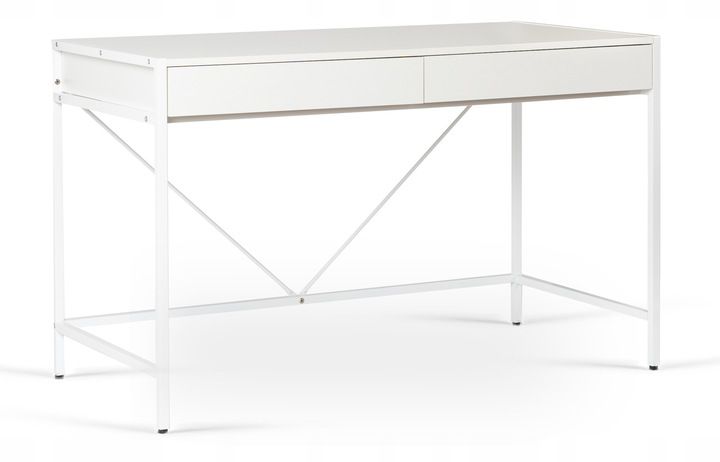 Biurko Ally Mebel Elite Białe Drewno z Szufladami 1 szt.