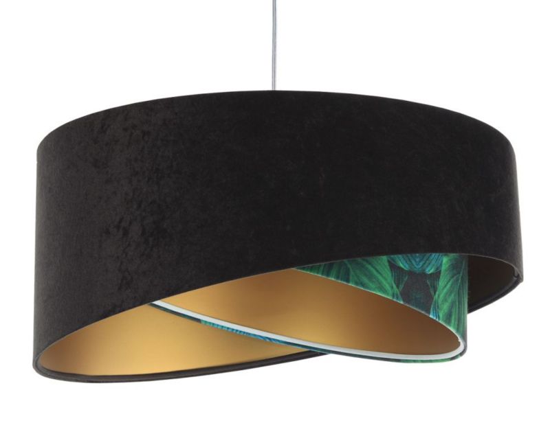 Lampa Bps Koncept wisząca DARK ELEGANCE czarna/złota 1 szt