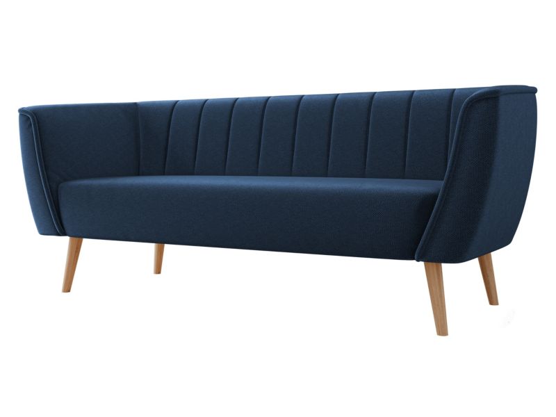 Sofa MIRJAN 24 nowoczesna Pas 3 ciemny szafir 1 szt.