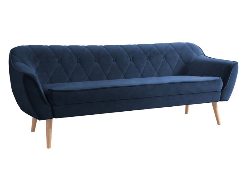 Sofa MIRJAN 24 nowoczesna Skand 3 ciemny szafir 1 szt.
