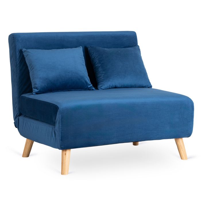 Sofa Rozkładana MARRY 2 Mebel Elite Do Spania Leżak Łóżko Granatowe 1 szt