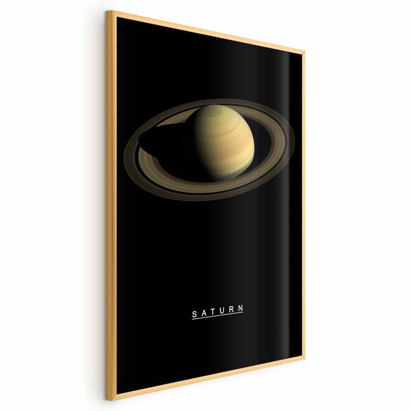 Plakat Artgeist Saturn 29,7x42 cm z ramą złotą 1 szt