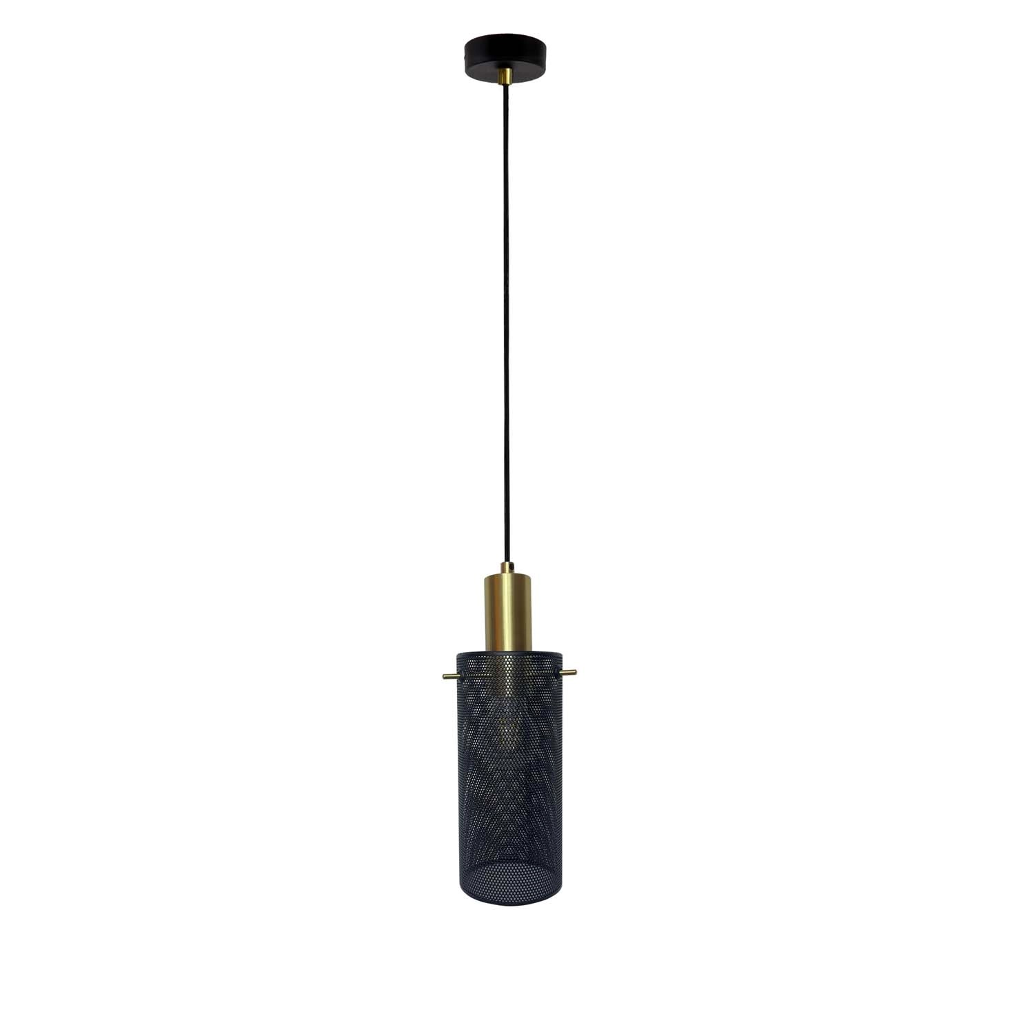 Light Prestige Lampa wisząca Tirana 1x15W LED E27 czarna