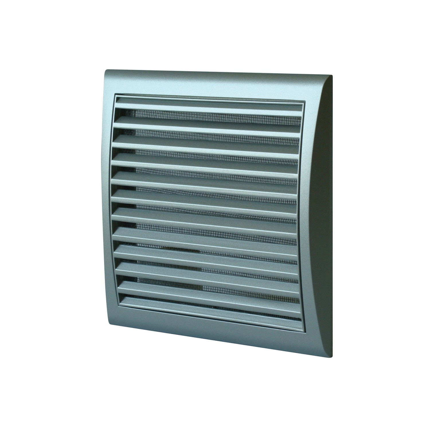 Vents Osłona z siatką 190 mm x 190 mm srebrna