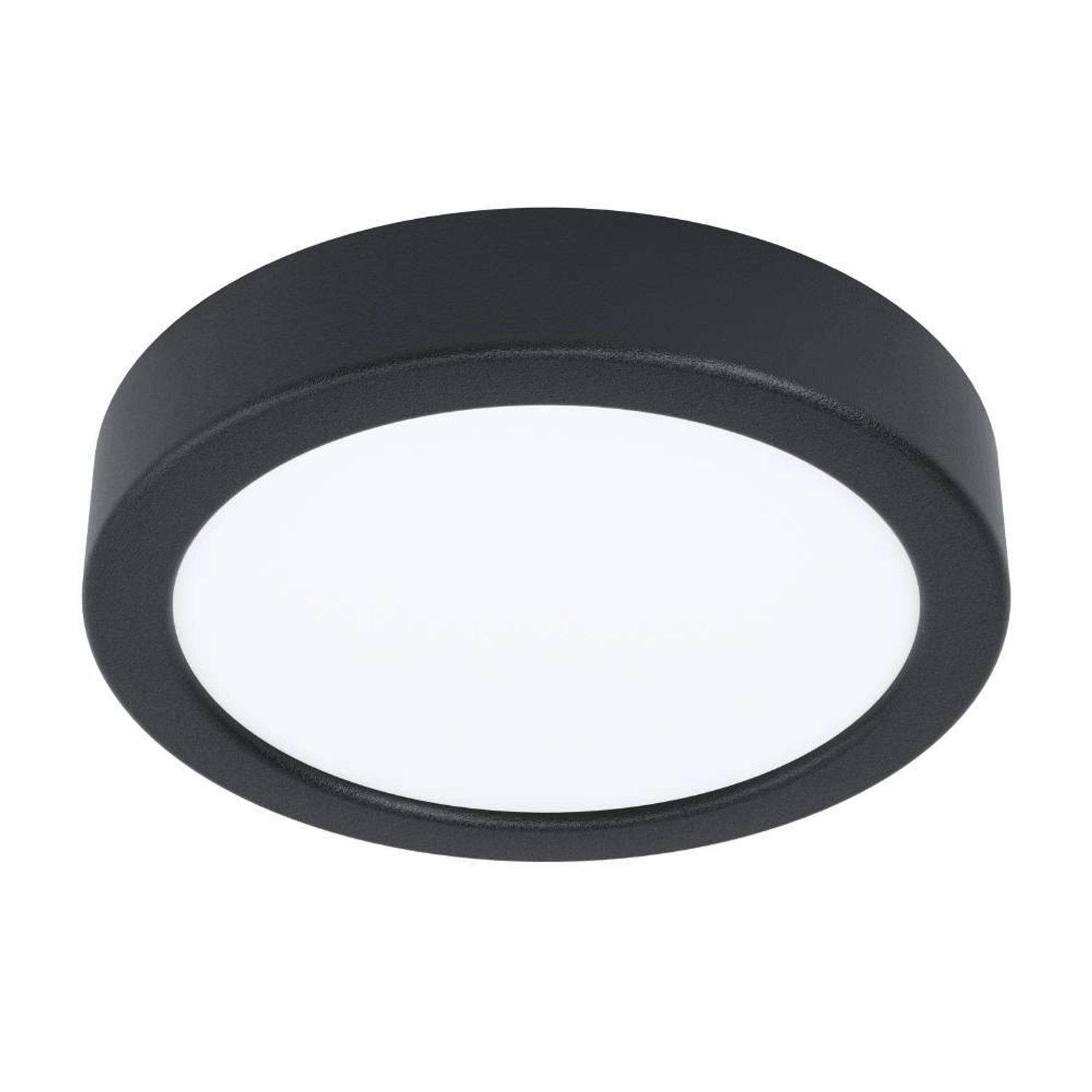 Eglo Plafon LED FUEVA 5 czarny śr. 16 cm 10,5W 3000K