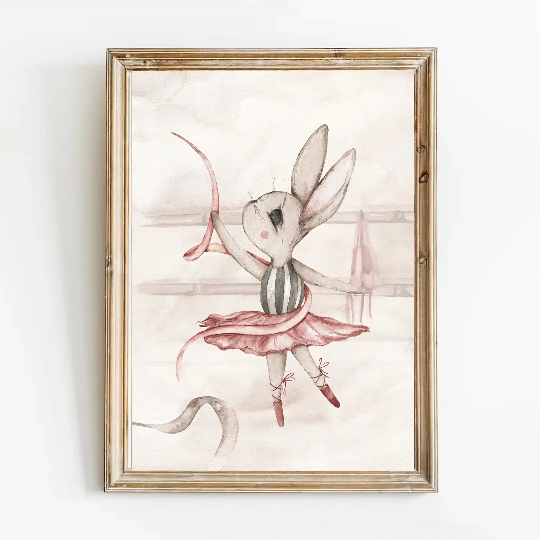 Plakat Ballerina ze wstążką - Sam plakat A4