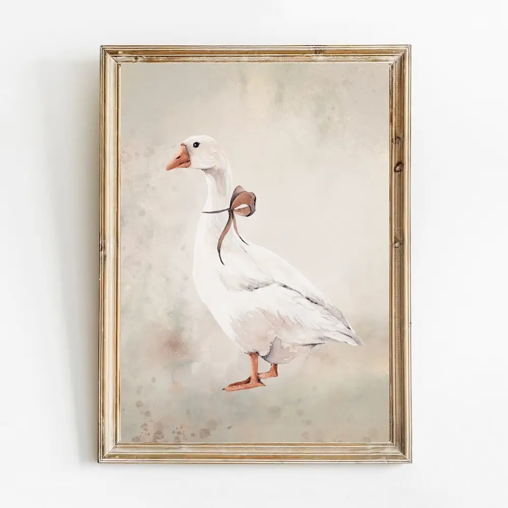 Plakat do pokoju dziecka Gąska z kokardą - Sam plakat A3