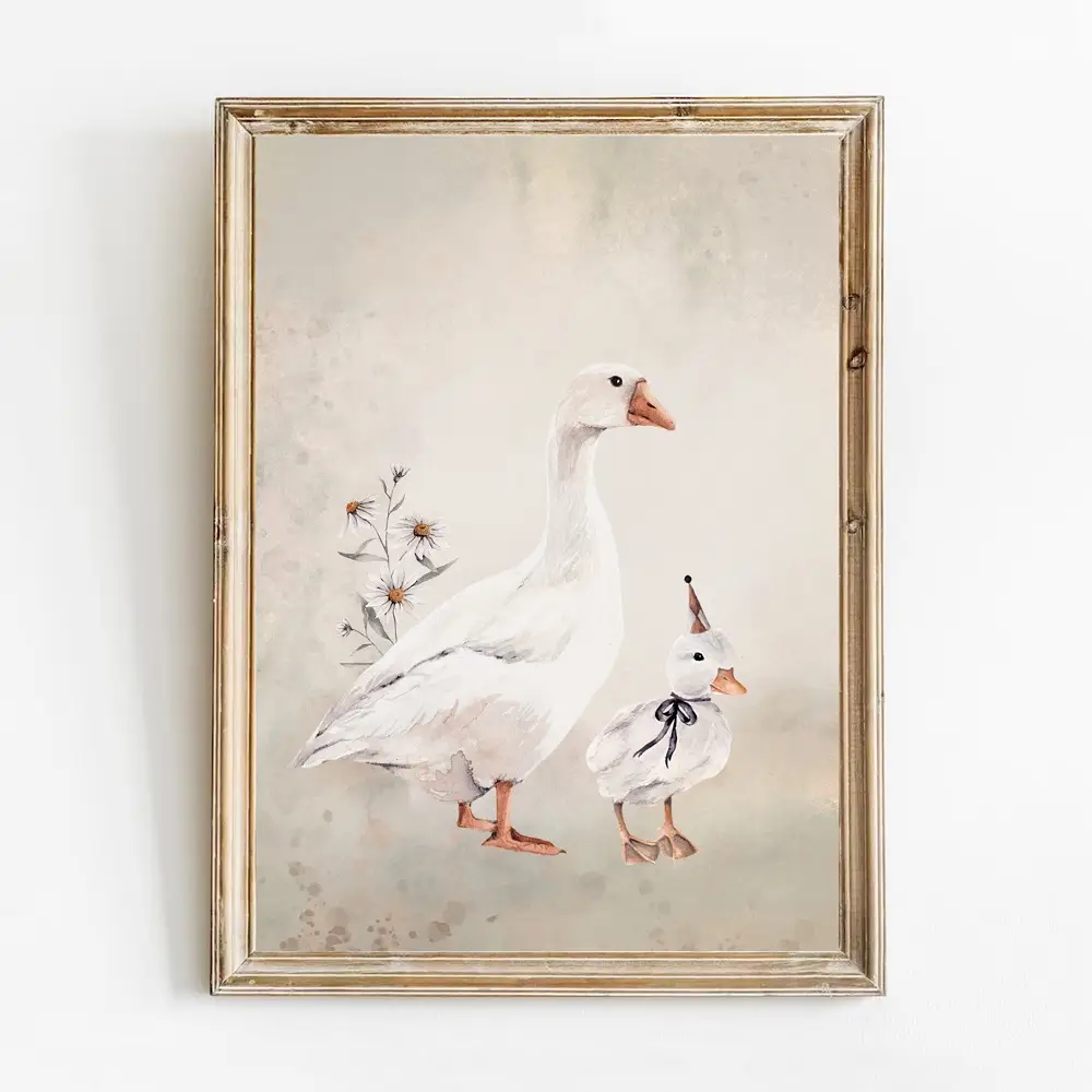 Plakat do pokoju dziecka Mama Gąska - Sam plakat A4