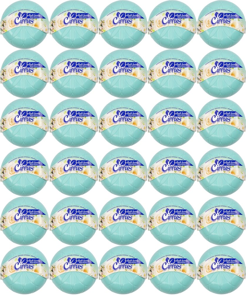 48x Odświeżacz powietrza Cirrus kwiat, białe kwiaty, żel, 150g