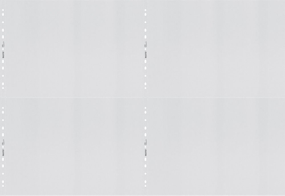 4x Koszulki groszkowe Leitz Recycle, A3, 100μm, 25 sztuk, transparentny