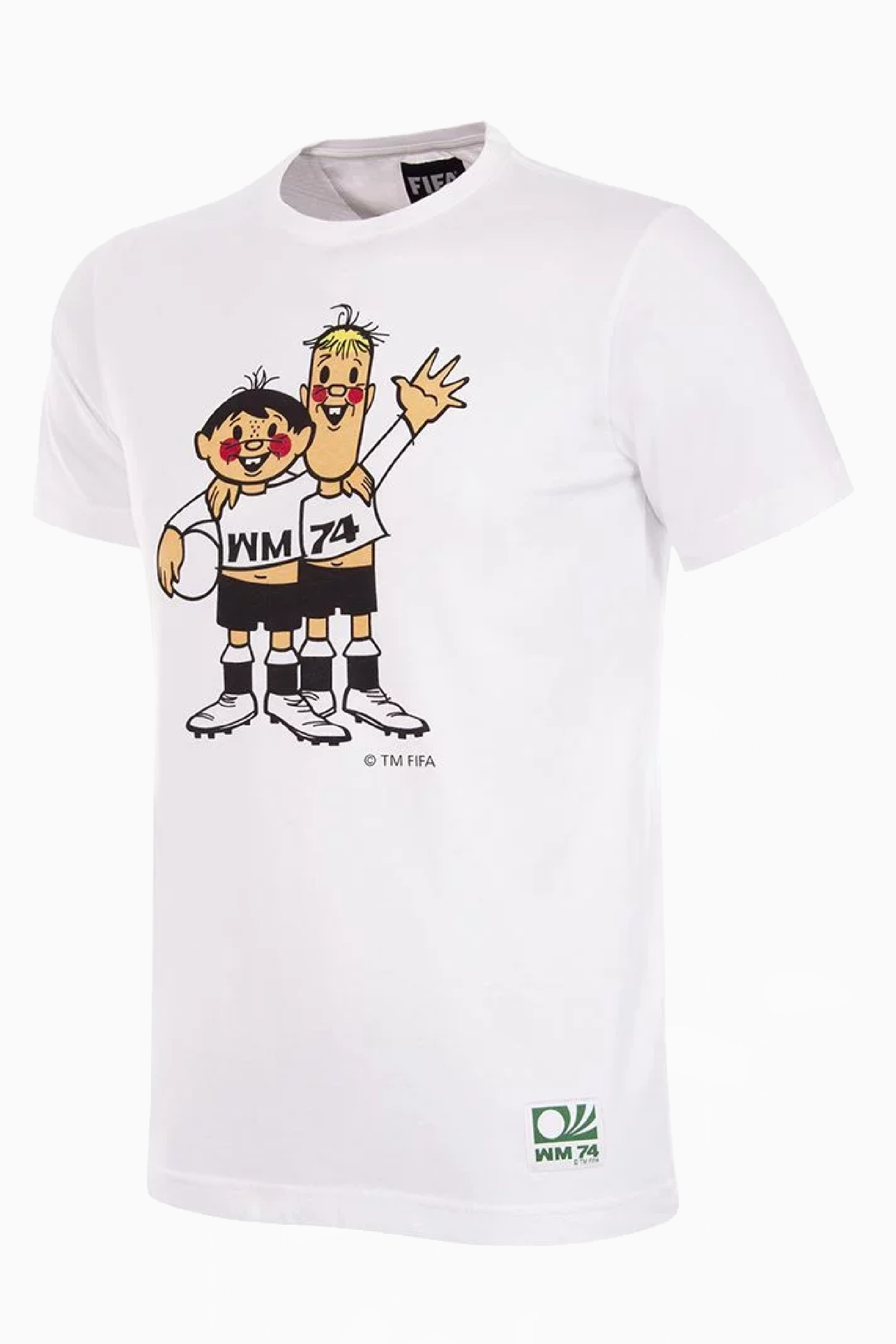 Koszulka Retro COPA Germany 1974 World Cup Mascot - Biały