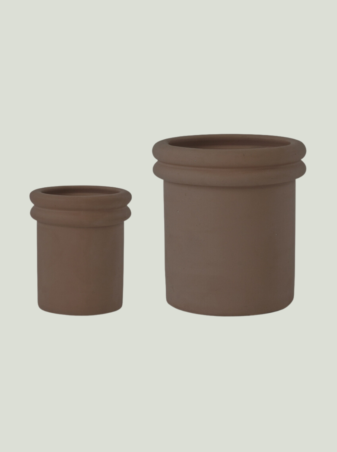 Doniczka Ring Planter Choco OYOY - zestaw 2 sztuk