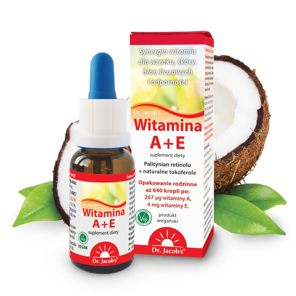 Witamina A+E 20ml dr Jacobs