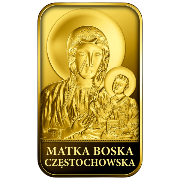 Sztabka złota 2 g Matka Boska Częstochowska - wysyłka 24 h!