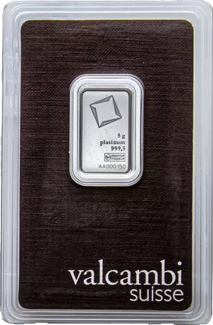 5 g Sztabka platyny VAT 23 % - wysyłka 24 h!