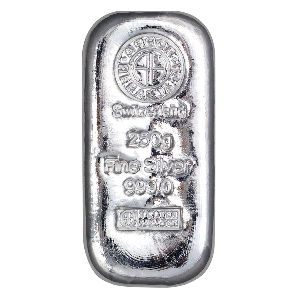 250 g Srebrna sztabka / moneta niesortowana - wysyłka 24 h!