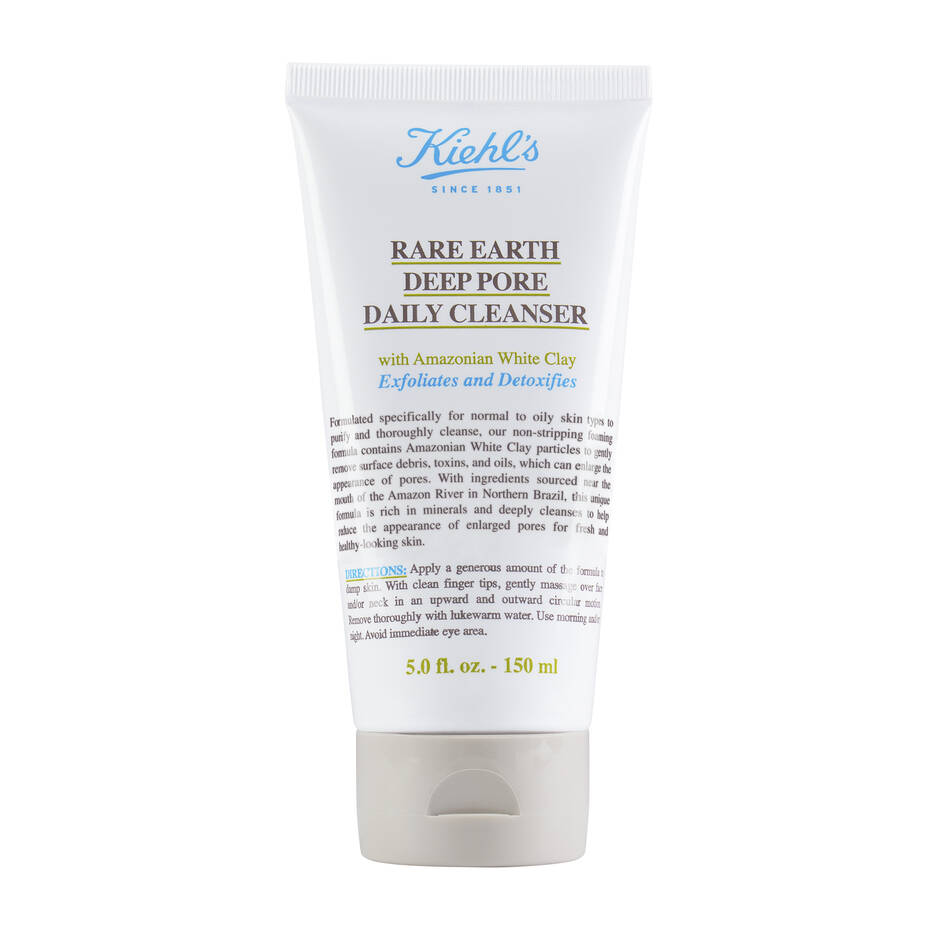 Kiehl's Rare Earth Deep Pore Daily Cleanser - Preparat głęboko oczyszczający pory do codziennego stosowania 150 ml Tubka
