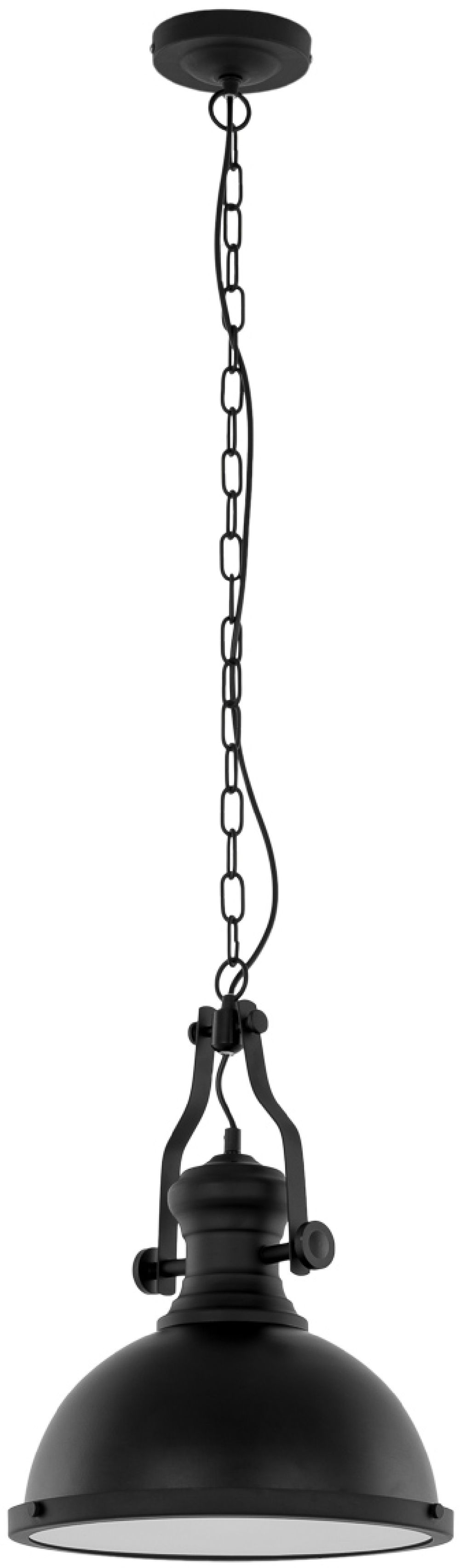 Italux Maeva lampa wisząca 1x60 W czarna MDM-2569/1