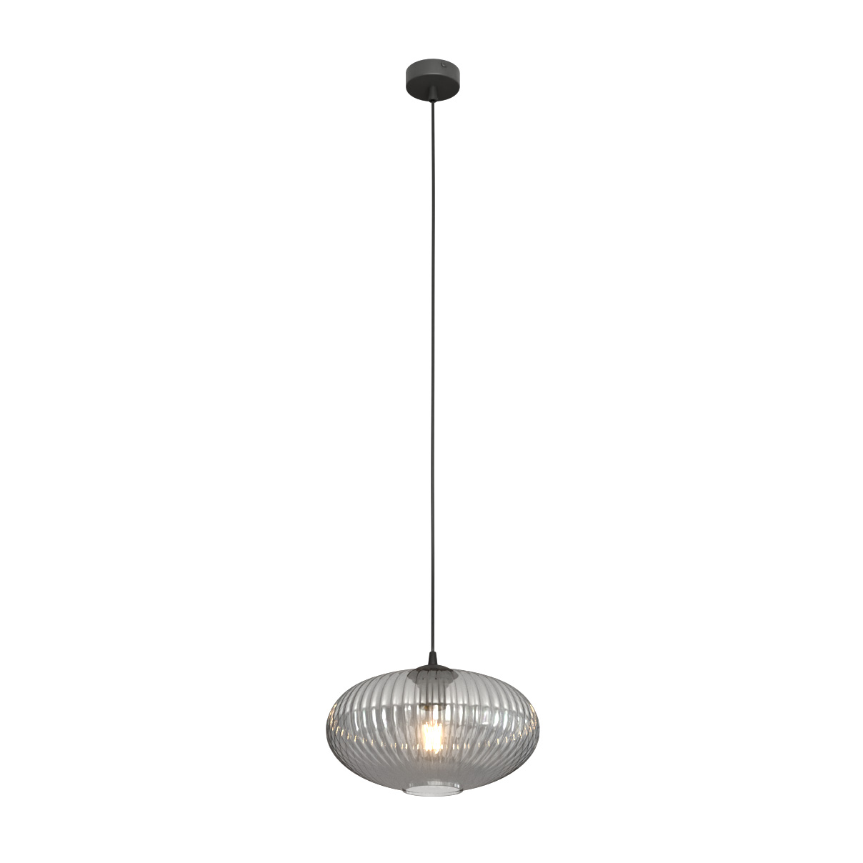 Emibig Coco lampa wisząca 1x15 W czarna-grafitowa 1377/1