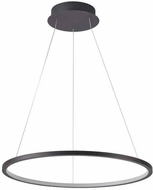Italux Vinola lampa wisząca 1x48 W czarna PND-56135B-080RPC-BK-3KS4K-TRDIMM