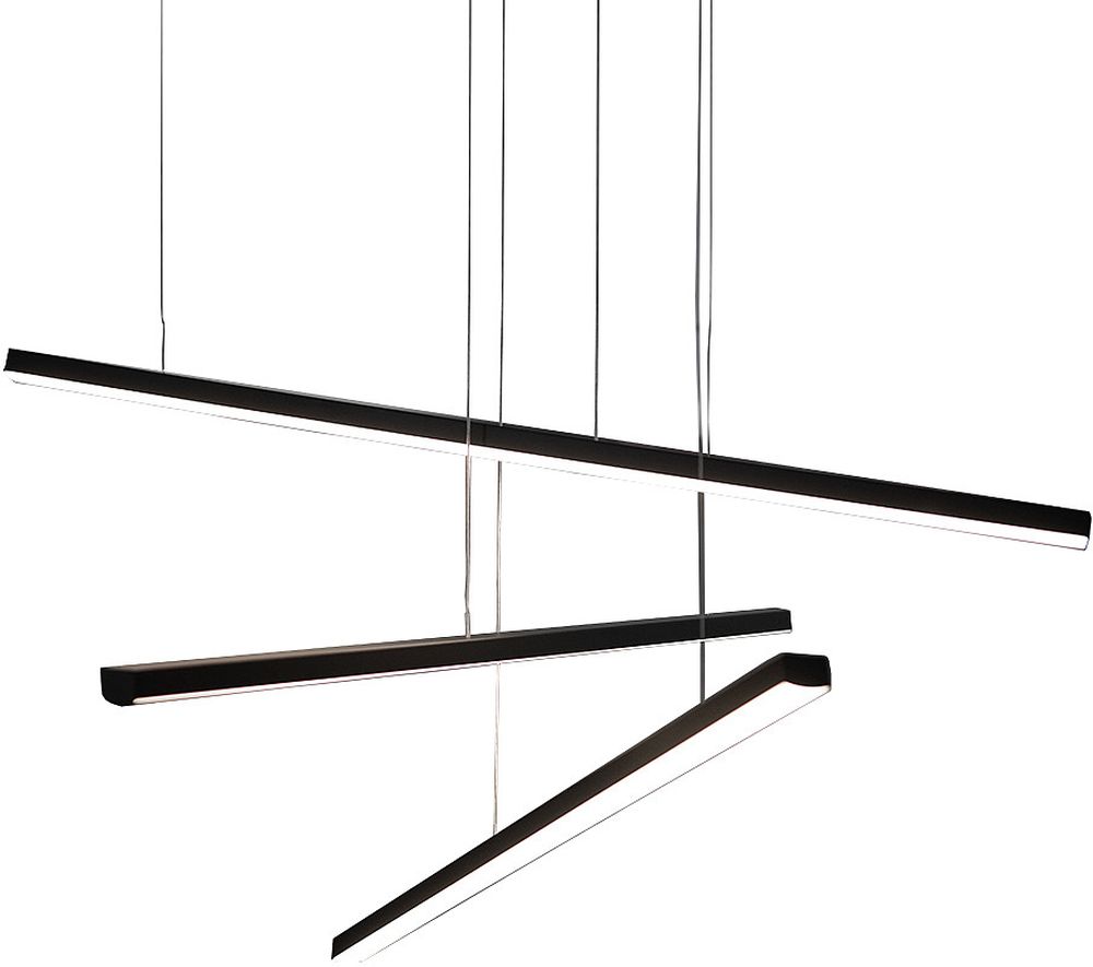 MaxLight Trio lampa wisząca 3x12W ściemniana czarna P0311D - Wysyłka w 24h