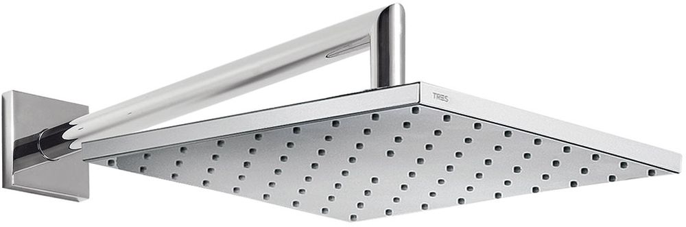 Tres Exclusive deszczownica 25 cm kwadratowa chrom 034.231.01