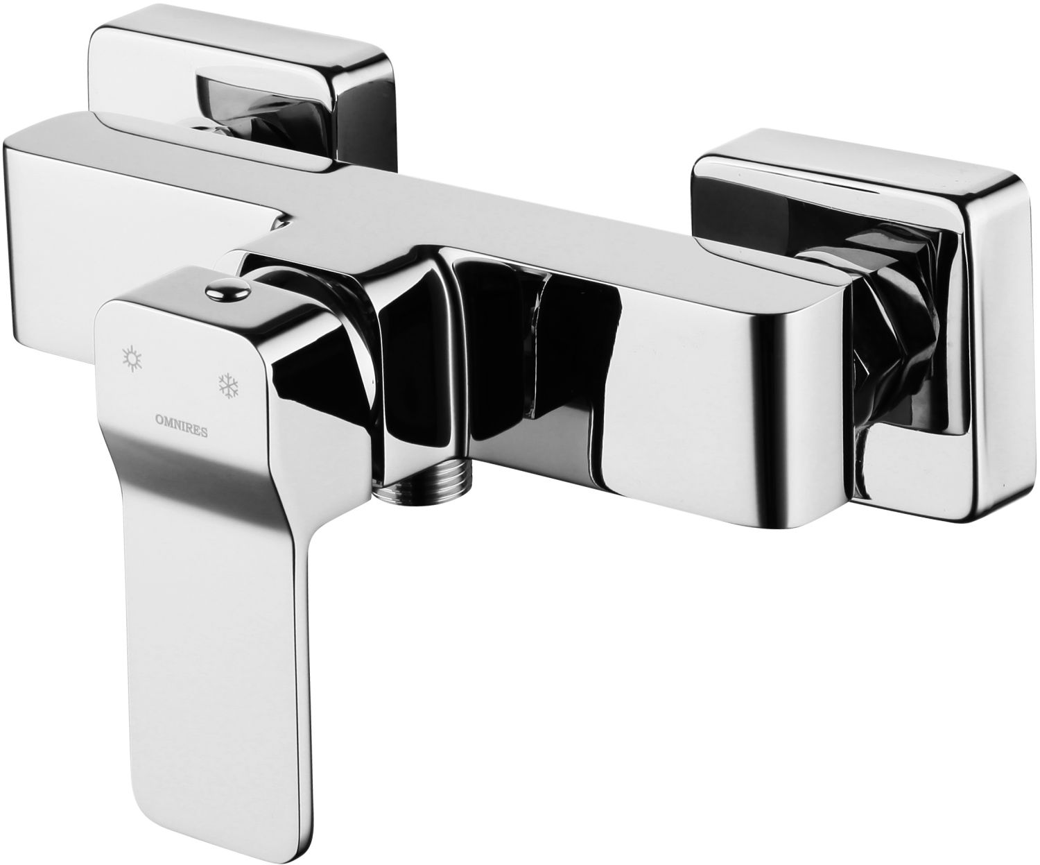 Omnires Slide bateria prysznicowa ścienna chrom SL7740CR