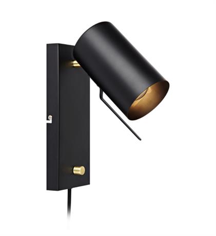 Markslöjd Carrie kinkiet 1x35W czarny 106587