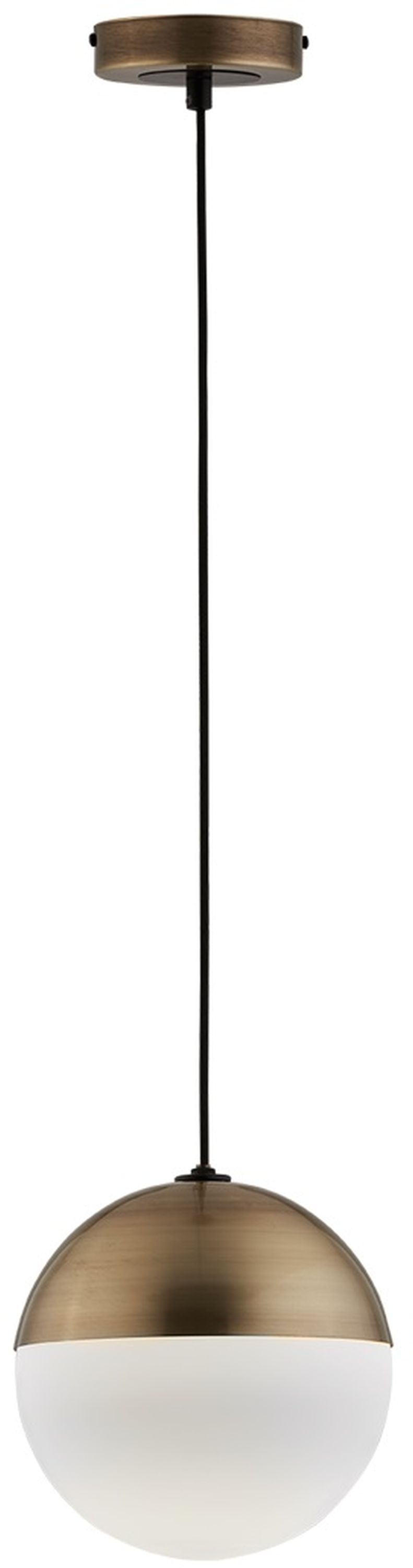 Viokef Viola lampa wisząca 1x12W patyna/opal 4190300
