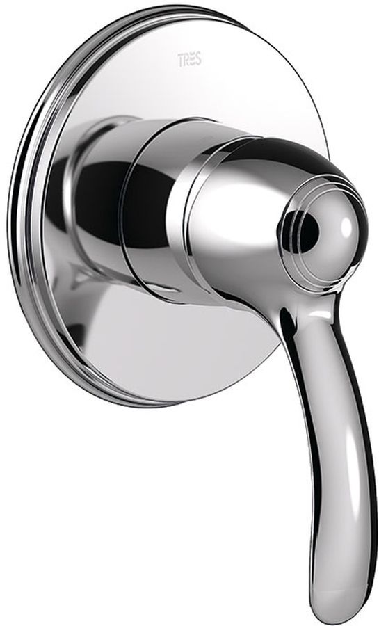 Tres Monoclasic bateria prysznicowa podtynkowa chrom 242.177.01