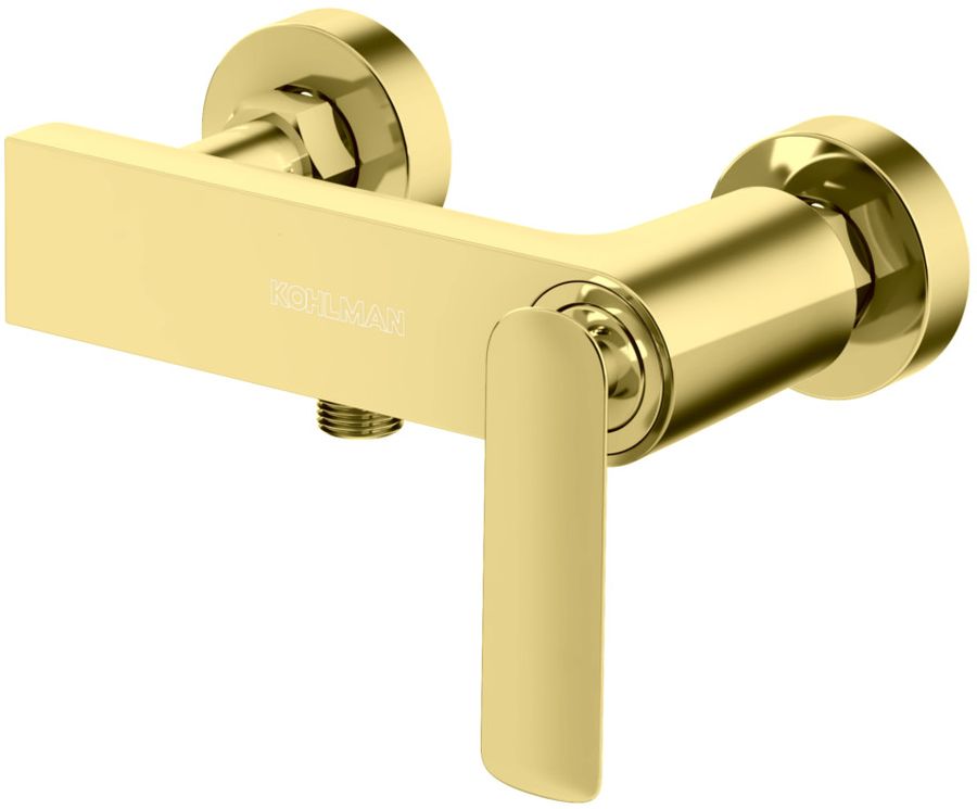 Kohlman Experience Gold bateria prysznicowa ścienna złoty połysk QW120EGD - Wysyłka w 24h