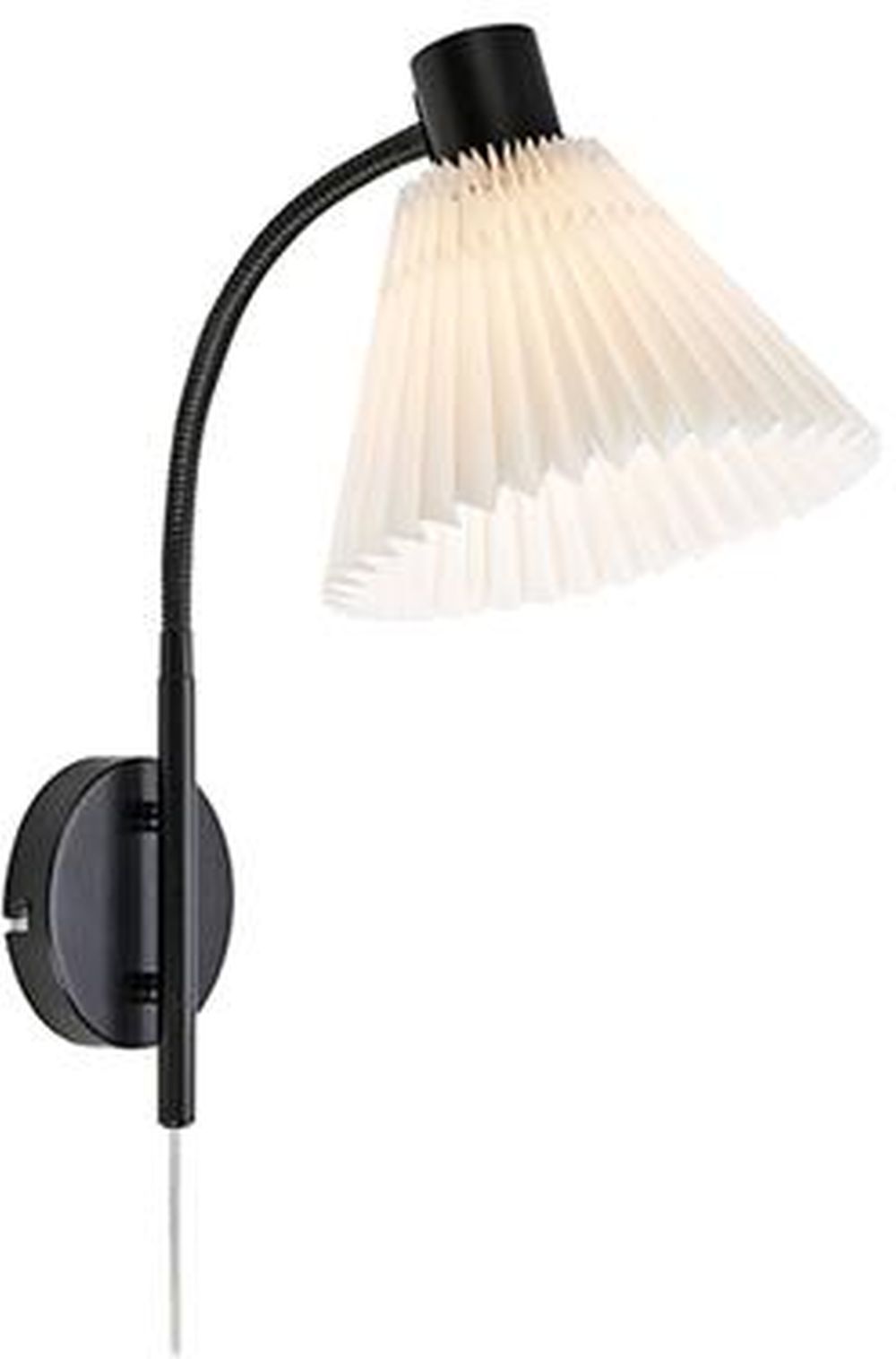 Markslöjd Mira kinkiet 1x40W czarny/biały 108752