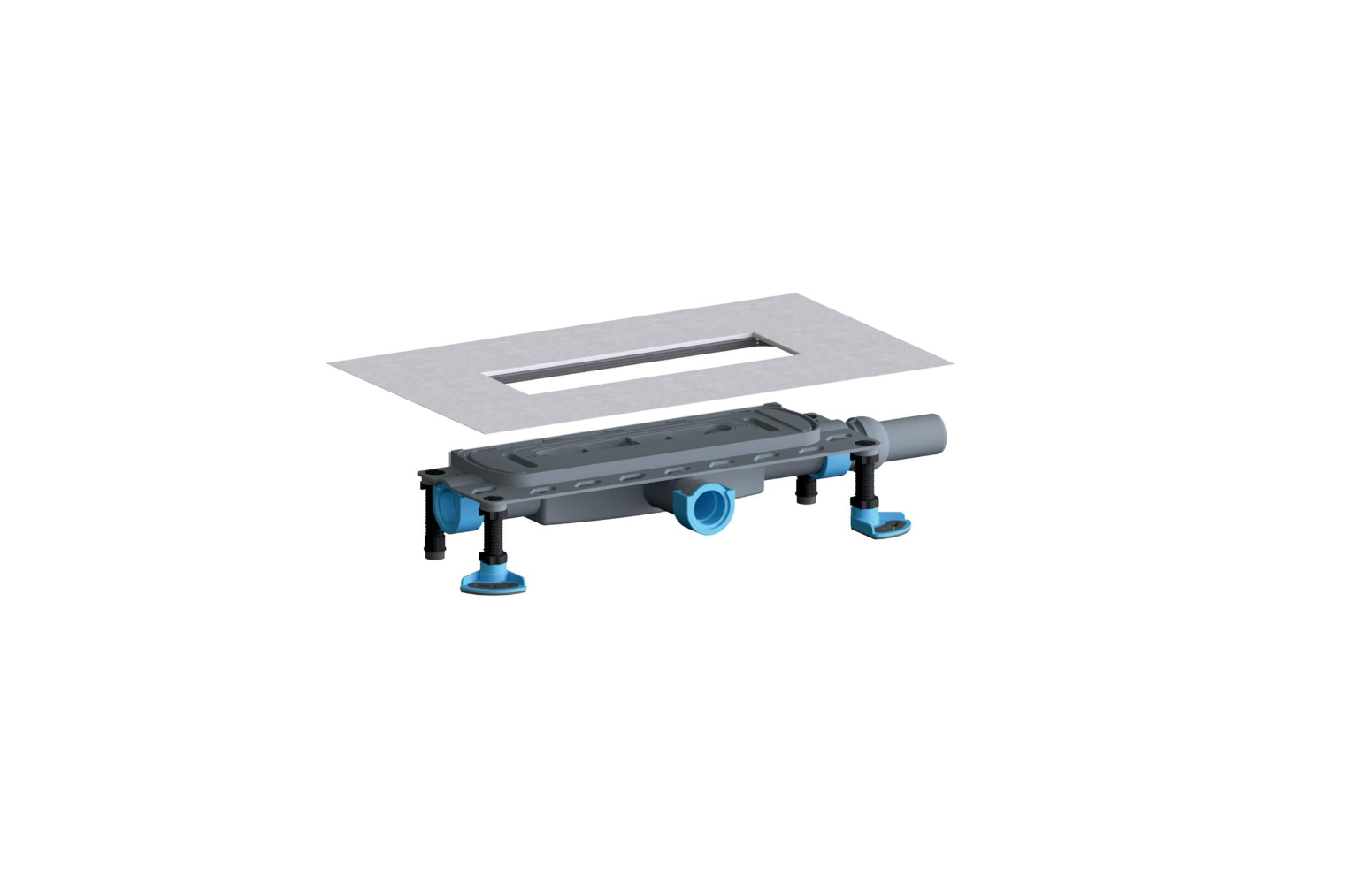 Dallmer DallFlex korpus odpływu liniowego Plan DN 40 wys. 65 mm 539014