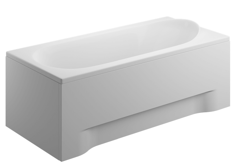 Polimat Medium panel przedni do wanny 190 cm biały 00727