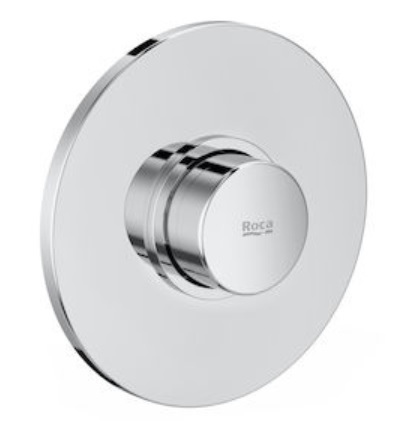 Roca Fluent bateria pisuarowa czasowa podtynkowa ECO chrom A5A9C24C00
