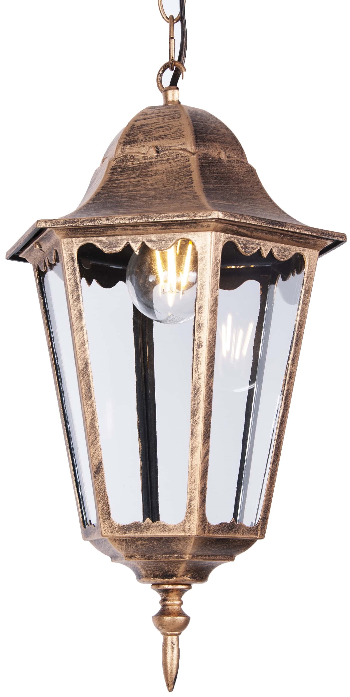 Kaja Lozana lampa wisząca zewnętrzna 1x60W czarna/złota K-5006HCZARNY/ZŁOTY