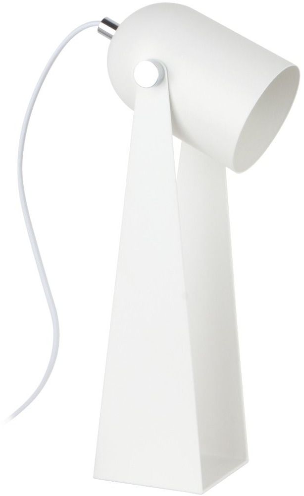 Zuma Line Aries lampa stołowa 1x40W biały mat/chrom A2056-MWH