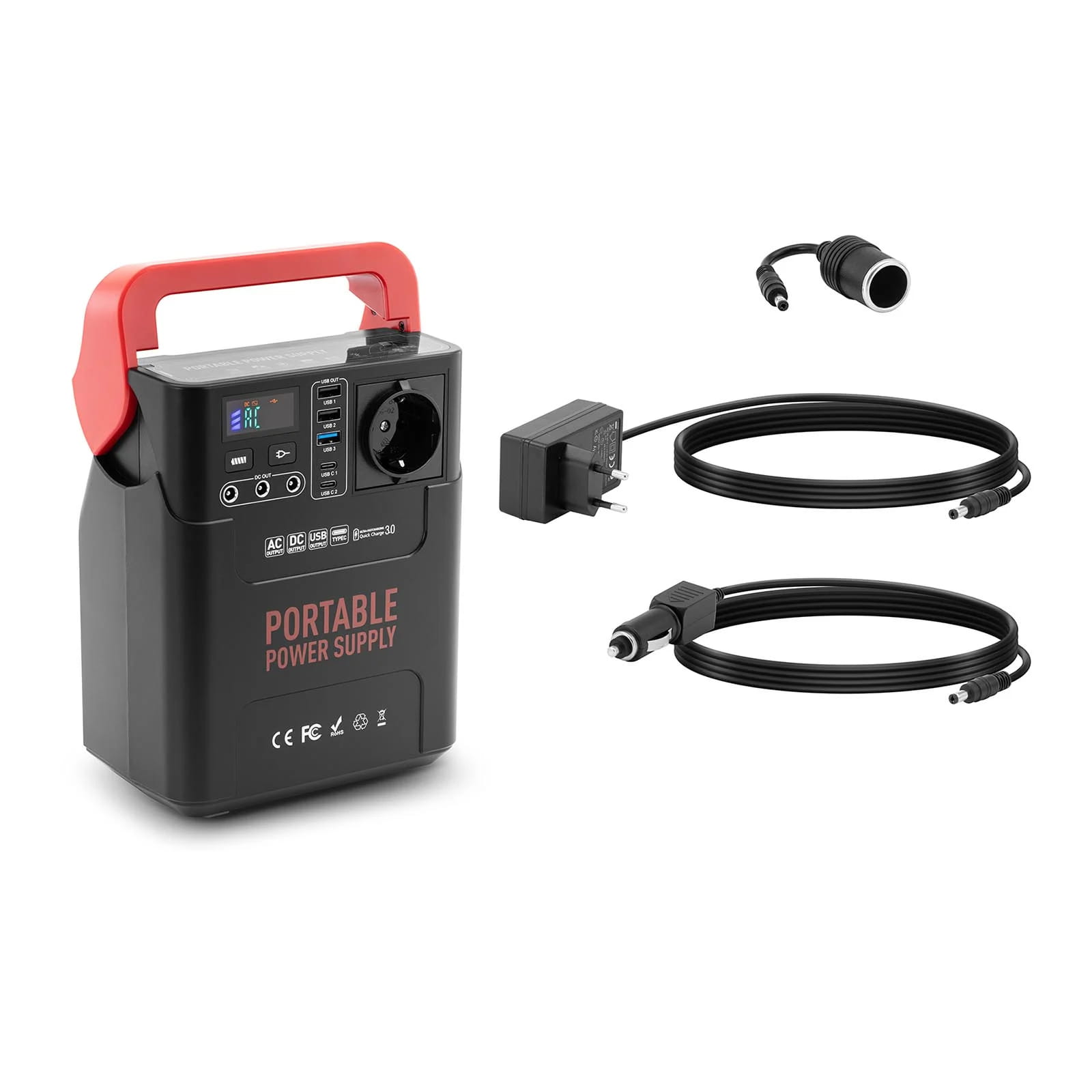 Przenośna stacja zasilania 222Wh | MSW-POWER 600B