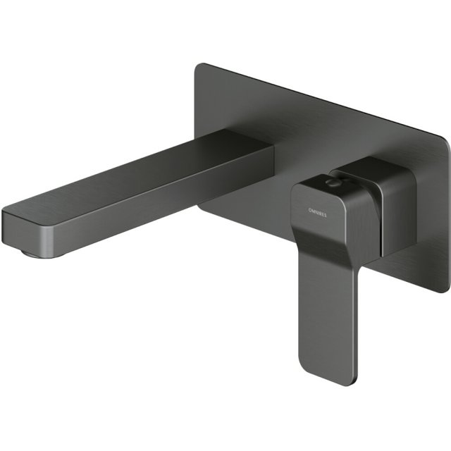 OMNIRES Bateria umywalkowa podtynkowa SLIDE grafit szczotkowany SL771