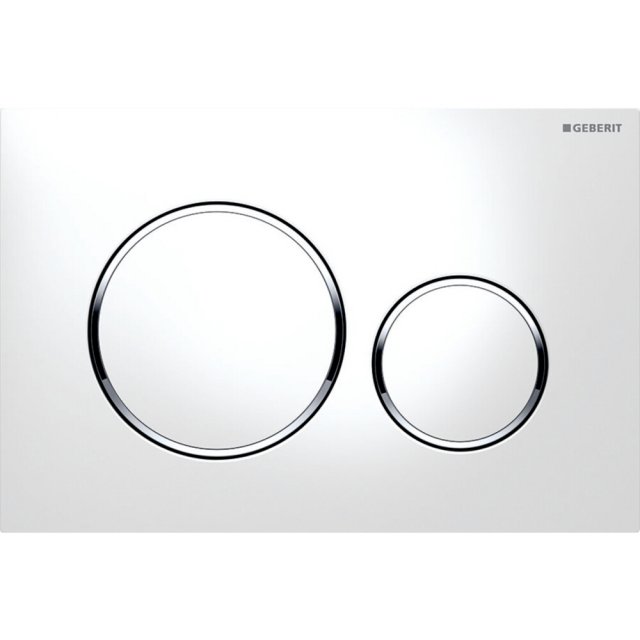 GEBERIT Przycisk do spłuczek Sigma20 246x164x12 mm biały/chrom błyszc
