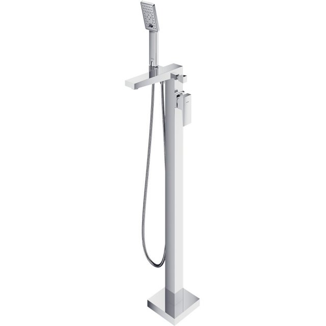 OMNIRES Bateria wannowa wolnostojąca FRESH chrom połysk FR7133CR