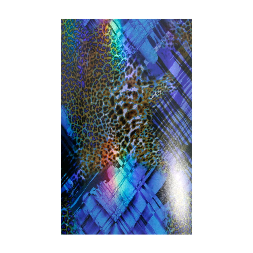 Naklejka do paznokci Laser effect samoprzylepna arkusz 8 cm x 5 cm Nr 250