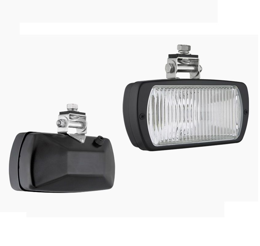 Przeciwmgielny reflektor halogenowy w metalowej obudowie podwieszany 0608.43820 Wesem