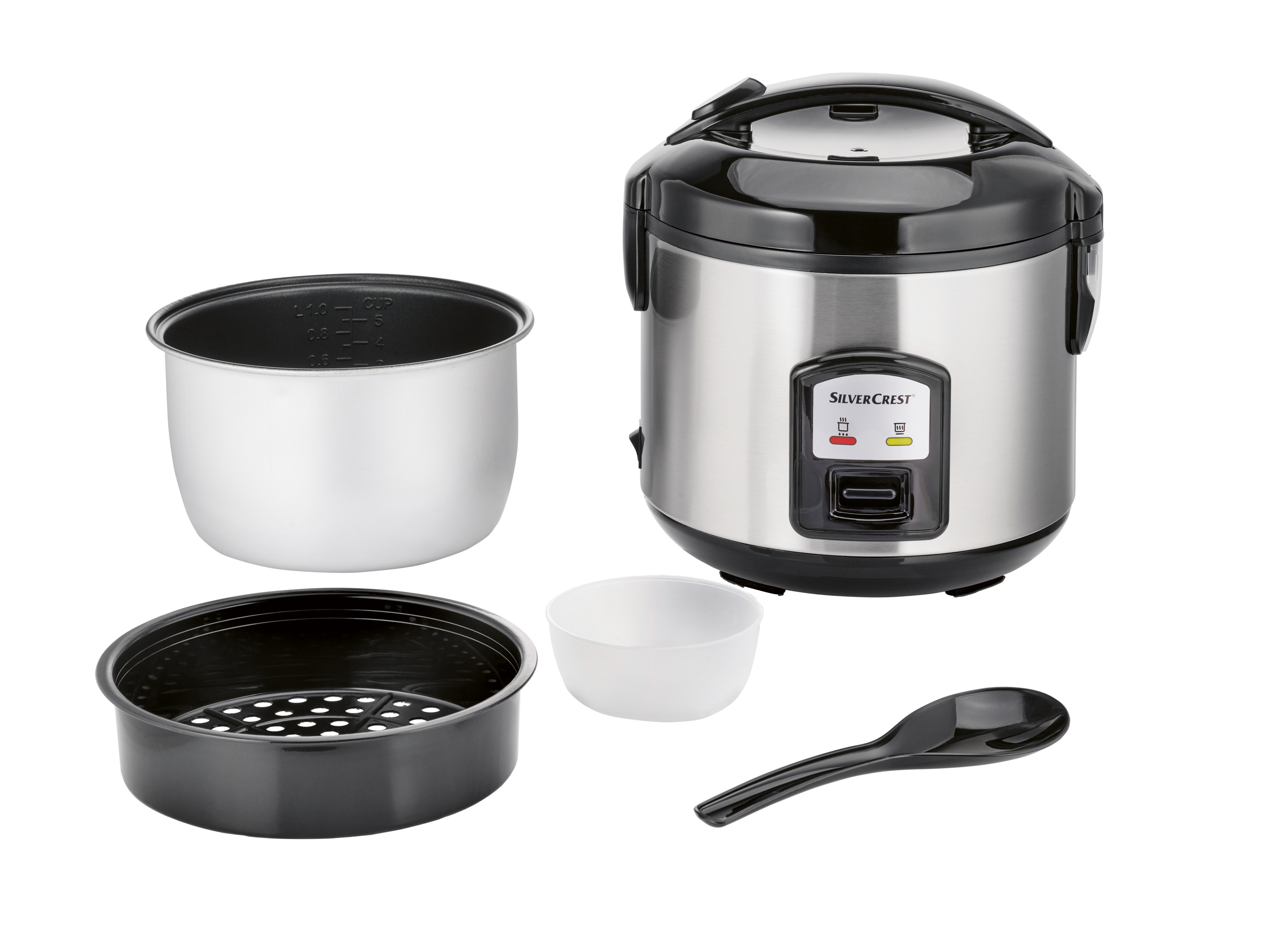 Silvercrest Kitchen Tools Ryżowar SRK 400 D2 / Sork 400 D2 z kubkiem i łyżką