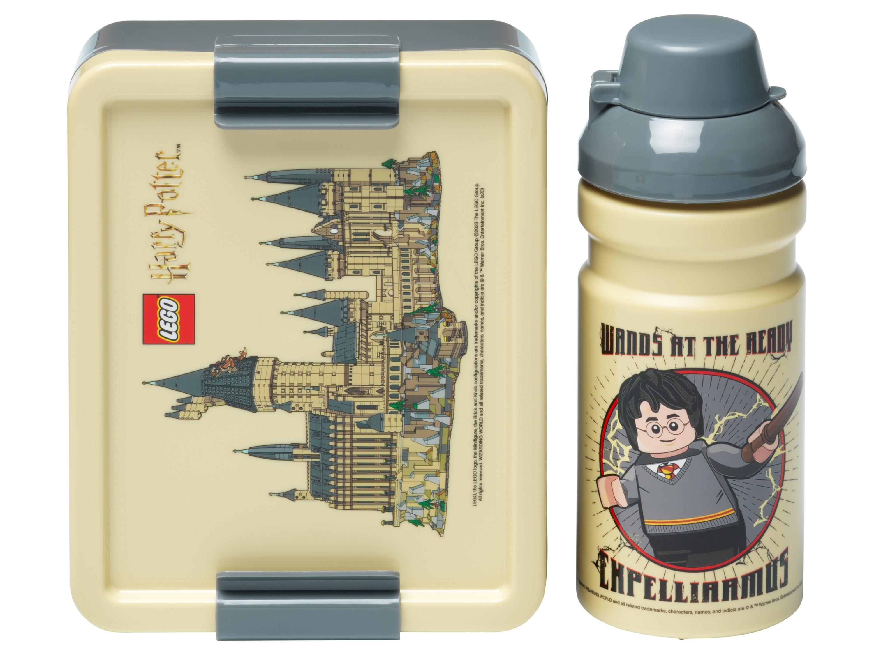 Lego Zestaw śniadaniówka i bidon Wzór Harry Potter Hogwarts