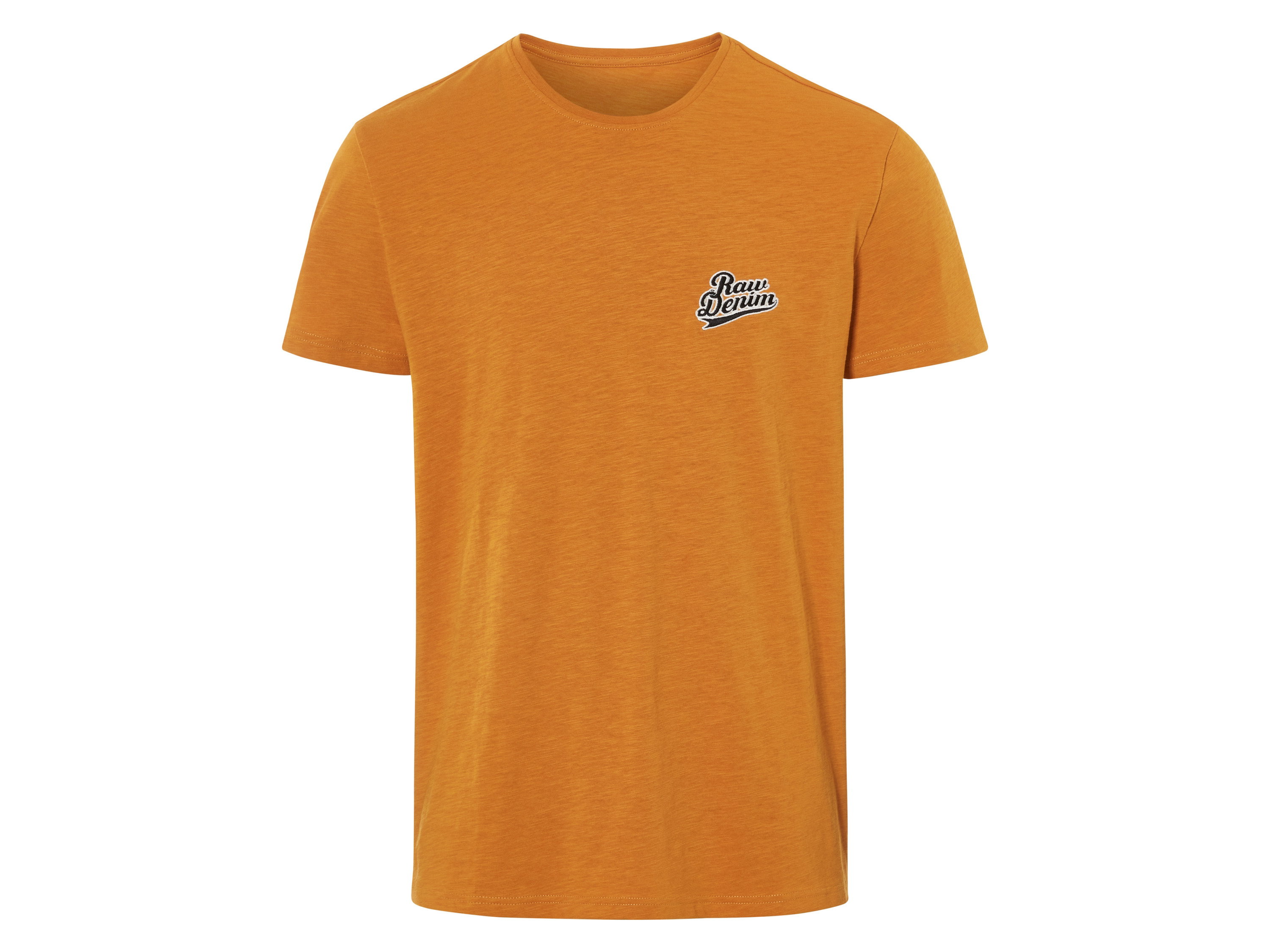 Livergy T-shirt męski z bawełny Pomarańczowy, L 52/54