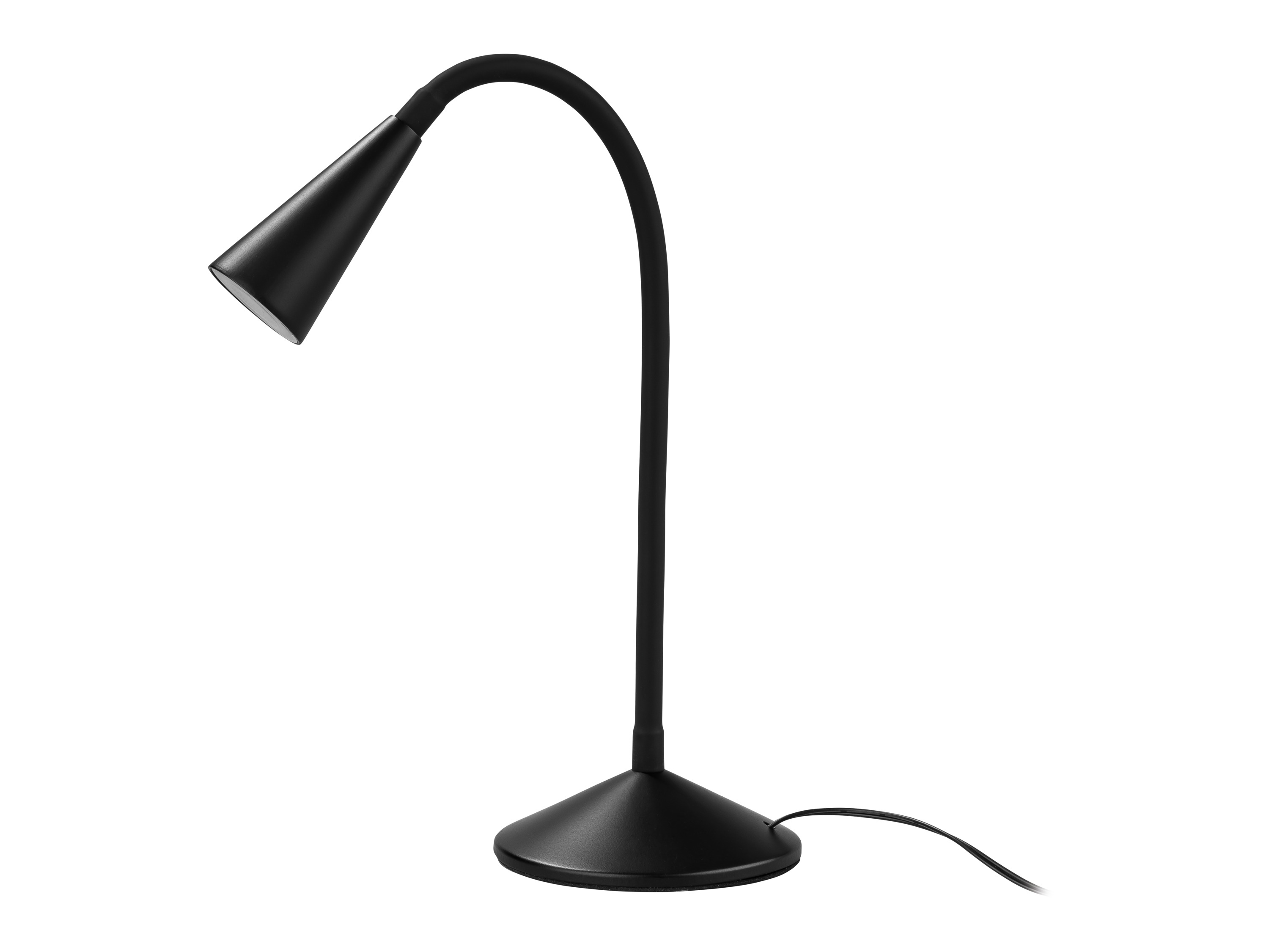 Livarno home Lampa stołowa LED z elastycznym ramieniem Czarny